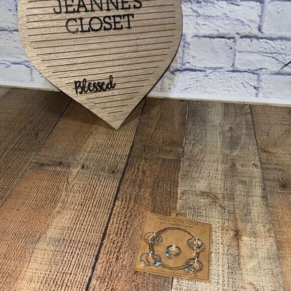 Unique designs rings nwt made from recycled materials boho - Picture 5 of 5